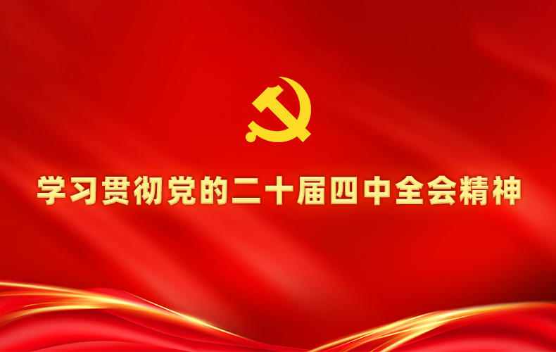 学习贯彻的二十届四中全会精神